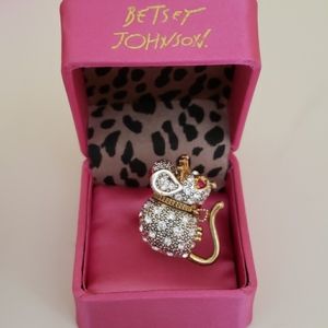 Betsey Johnson Mouse Ring